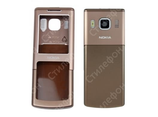 Корпус для Nokia 6500 classic (Коричневый - бронзовый)