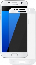 Защитное стекло 3D на весь экран для Samsung Galaxy S7 (Белое)
