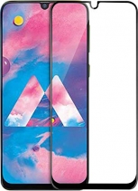 Стекло защитное 3D 0.25мм для Samsung Galaxy A20 на полный экран Full Glass (Чёрное)