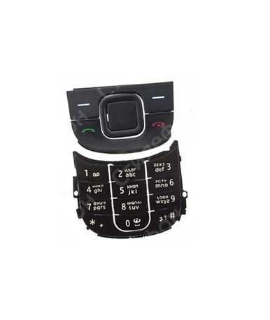 Клавиатура Nokia 3600 Slider русифицированная (Чёрная)