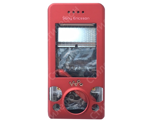 Корпус для Sony Ericsson W580i (Красный)