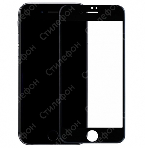 Стекло защитное Monarch 5D для iPhone 7 Plus техпак (Черное)