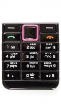 Клавиатура Nokia 3500 Русифицированная (Розовая)