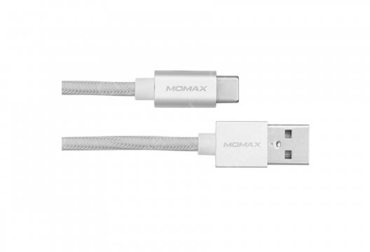 Кабель MOMAX USB Type C Elite Link 1m DTA Silver (Серебряный)