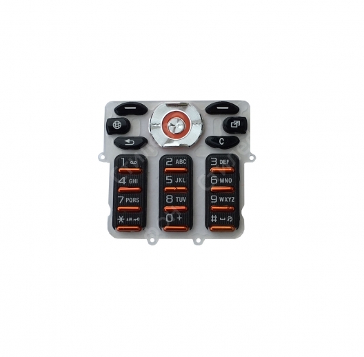 Клавиатура Sony Ericsson W880i (Чёрно - оранжевая)