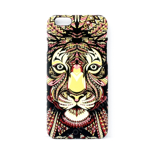 Чехол для iPhone 6s Plus Luxo светящийся люминесцентный Animals (Золотой лев)
