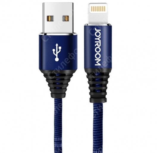 Кабель USB Joyroom Armor Series Fabric Braided Lightning Cable 1.2m L316 (Синий)