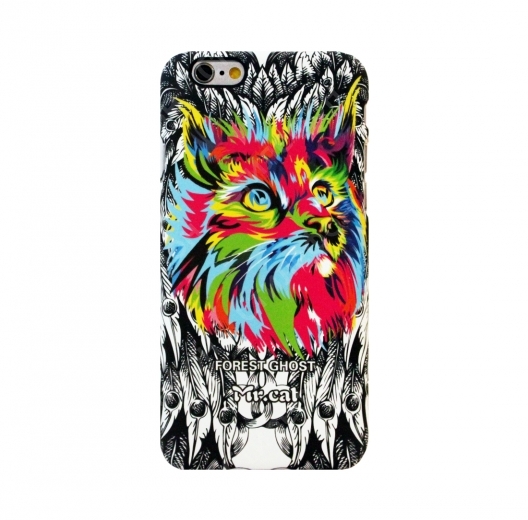 Чехол для iPhone 6s светящийся Luxo King 7 Animals (Мистер Кот)