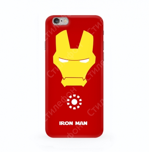 Чехол для iPhone 5S / 6S / 7 / 8 / Plus / X / XS / XR / SE / 11 / 12 / 13 / Mini / Pro / Max - Iron Man (Железный Человек)