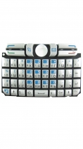 Клавиатура для Nokia E61 русифицированная (Серебряная)