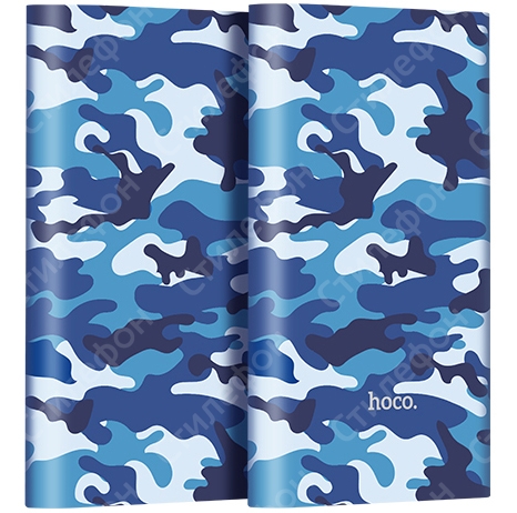 Внешний аккумулятор Hoco J9 Camouflage Series 10000 mAh (Синий)
