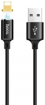 Магнитный кабель Hoco U28 Magnetic Lightning для iPhone (Черный)