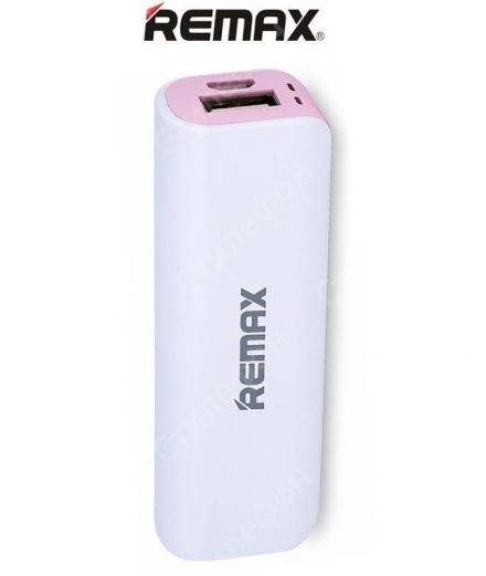Внешний Аккумулятор Remax White Mini Power Box 2600 mAh (Розовый)