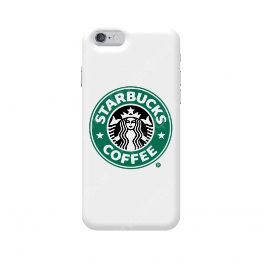 Чехол для iPhone 5s / 6s / 6s+ / 7 / 7+ / 8 / 8+ / Xs / 11 / Pro / Max (Starbucks coffee white)