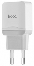 Сетевое зарядное устройство Hoco C22A 2.4A Single Port Fast Charger (Белое)