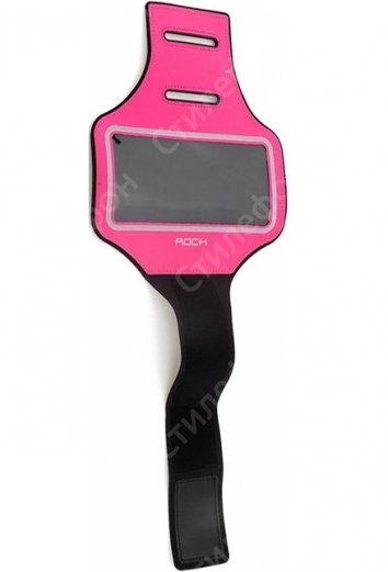 Чехол Rock Slim Sport Armband на руку для бега — iPhone 7 Plus для больших моделей до 6" (Розовый)