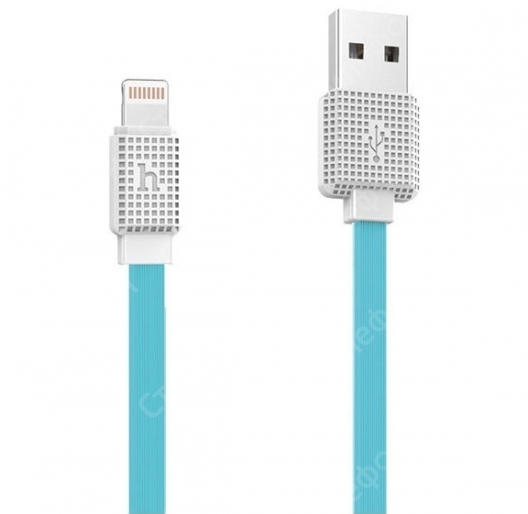 Кабель для Apple HOCO UPL18 Waffle Lightning Cable 120cm (Голубой)