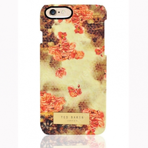 Чехол Ted Baker для iPhone 6s (Медовые цветы)