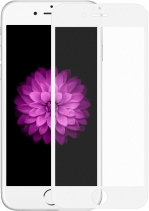 Матовое защитное стекло 0.3мм на весь экран для iPhone 6s Plus (Белое)