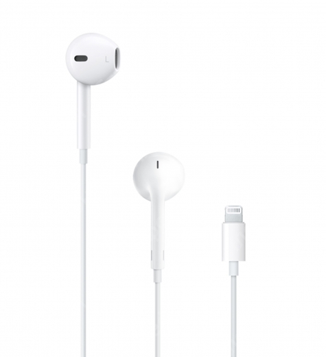 Наушники Apple EarPods Lightning с пультом дистанционного управления и микрофоном (Оригинал)