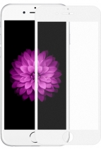 Матовое защитное стекло 0.3мм на весь экран для iPhone 6s (Белое)