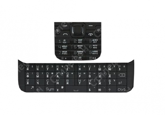 Клавиатура Nokia 5730 XpressMusic Русифицированная комплект (Черная)