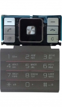Клавиатура Sony Ericsson C905 русифицированная (Серебряная)