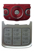 Клавиатура Sony Ericsson W760 Русифицированная (Красная)